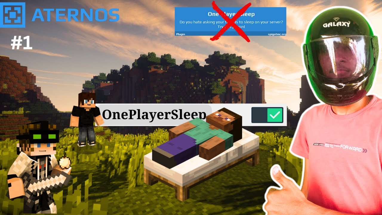 How to Make Aternos One Player Sleep (NO PLUGINS) | Aternos Masterclass #1 |