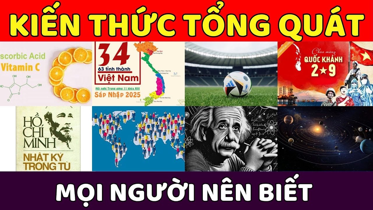 Đố Vui Kiến Thức Tổng Quát | 50 CÂU HỎI AI CŨNG NÊN BIẾT – CÒN BẠN THÌ SAO?