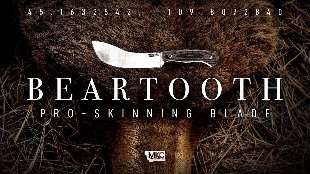 The Beartooth Pro-Skinning Blade By Montana Knife Company
