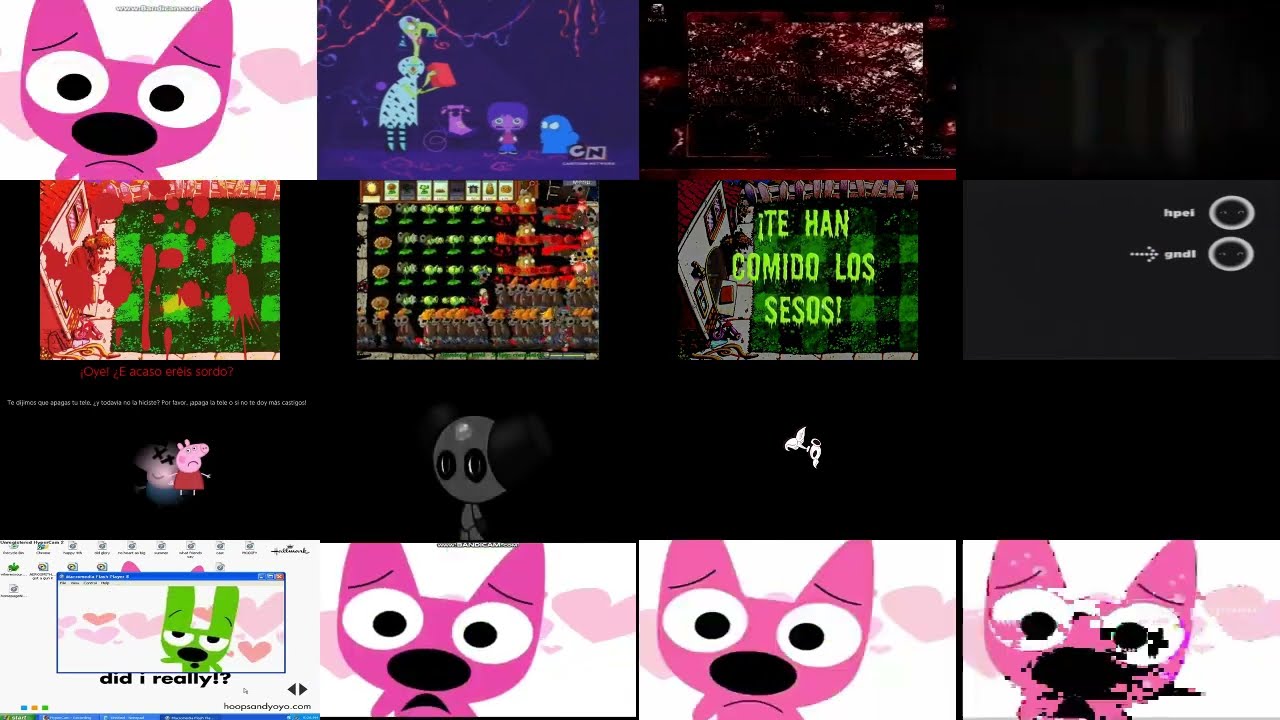 (REQUESTED) 16 Creepypasta Videos Upcoming Jumpscares Played At Once 12