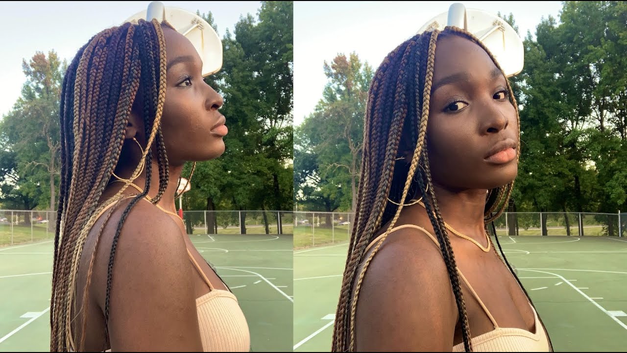 Multicolored Box Braids | Hair Tutorial | Krystal-Flora🌸