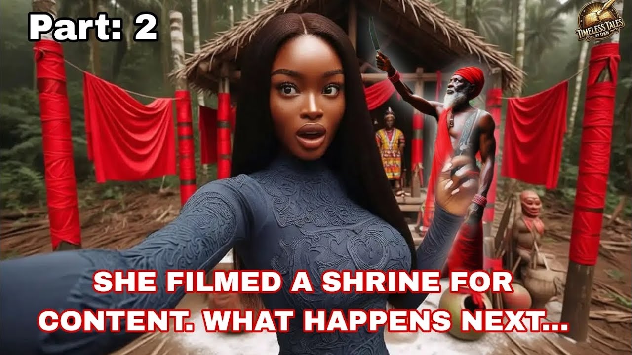 She filmed a shrine for content. What happened next... PART 2 #africanfolktales #storytime #story 