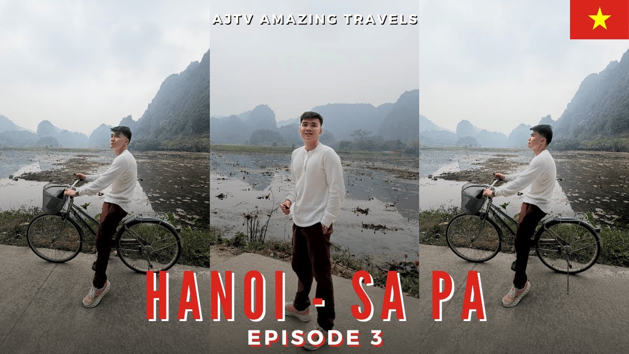 Hanoi & Sapa  Vietnam Vlog EP3: Cycling Past Limestone Cliffs in Tam Coc Then Trang An Boat Caves 🇻🇳