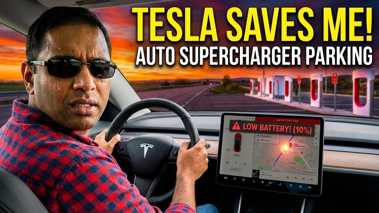 డ్రైవర్ లేకుండా హైవే ట్రిప్ | Tesla FSD పరీక్ష