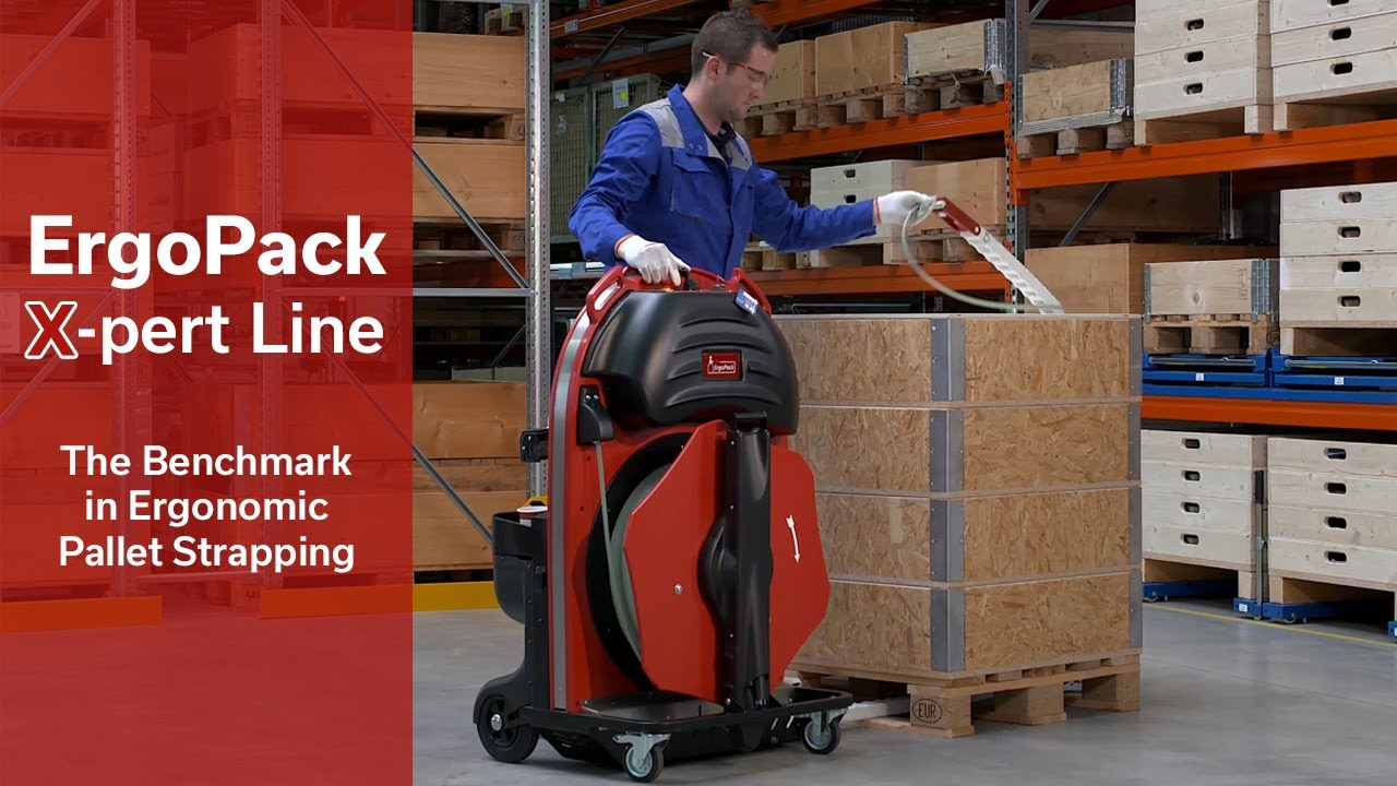 ErgoPack X-pert Line &ndash; Ergonomic Pallet Strapping Systems