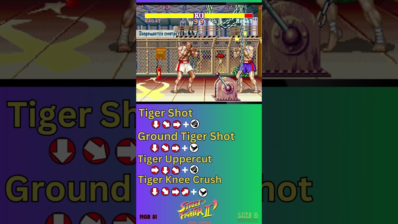 SF2HF - Sagat Move List