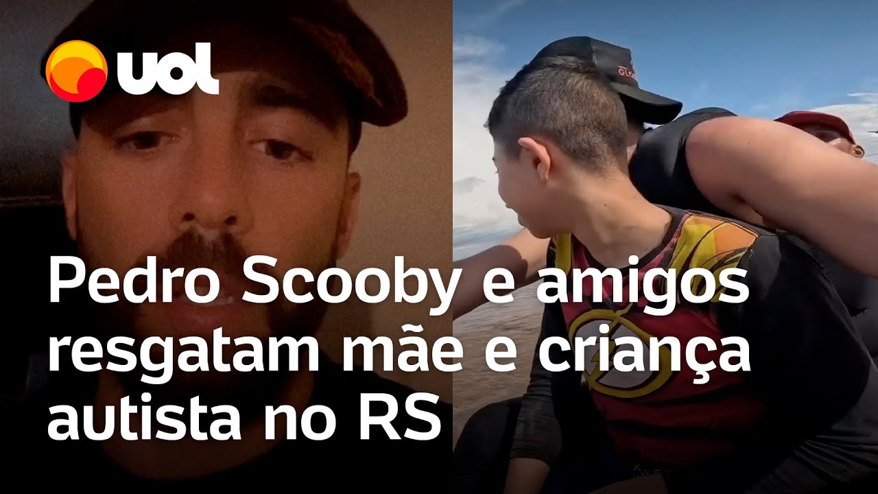 Rio Grande do Sul: Pedro Scooby e Iankel resgatam criança autista em Eldorado do Sul; vídeo