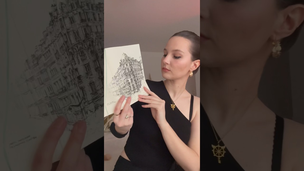 Dessin Architecture Parisienne ✨ 