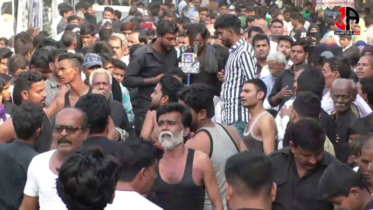 अन्जुमन हुसैनिया सैदपुर || जुलूसे अमारी बड़ागाँव || Amari Badagaon Shahganj 2019