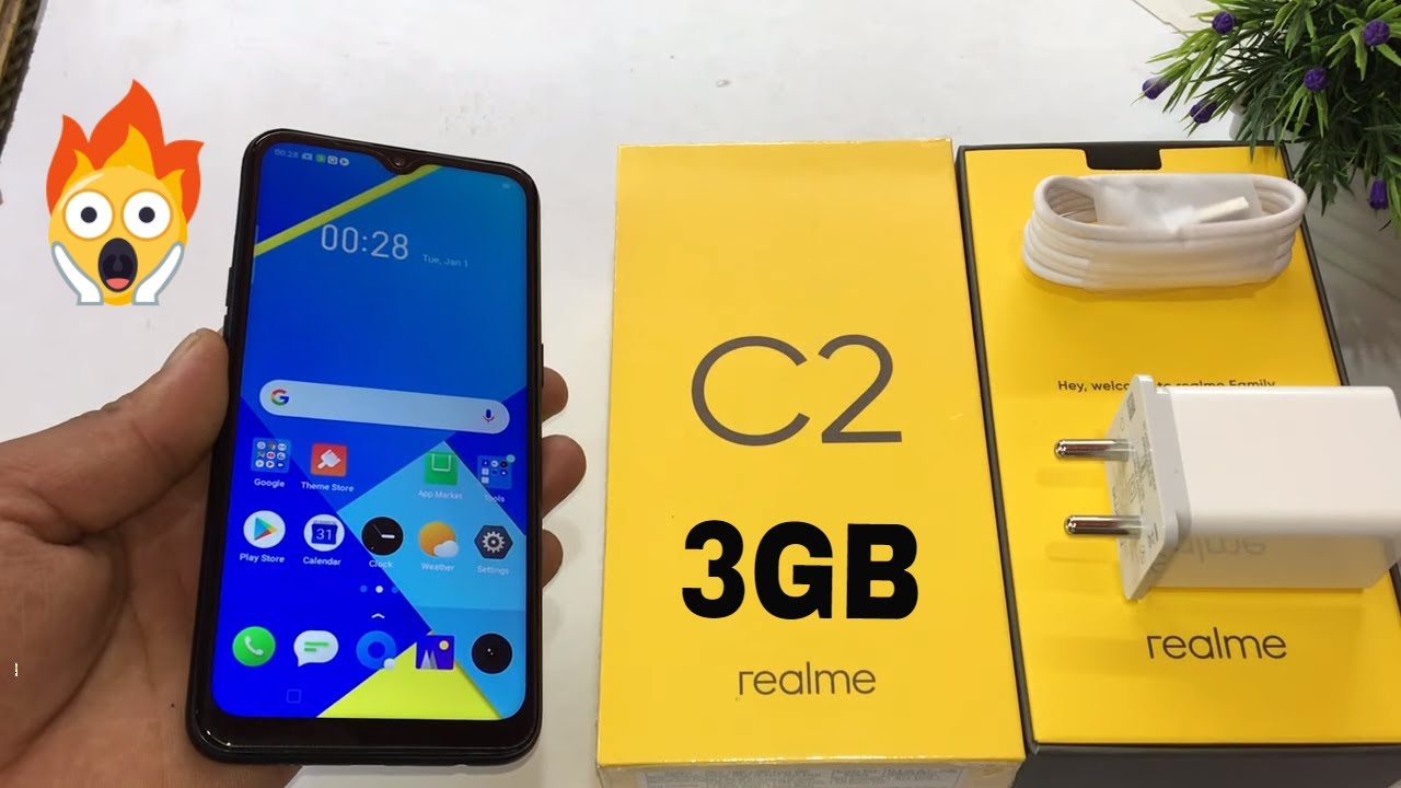 Realme C2 (3GB RAM) unboxing,review,camera +  faceunlock test in hindi