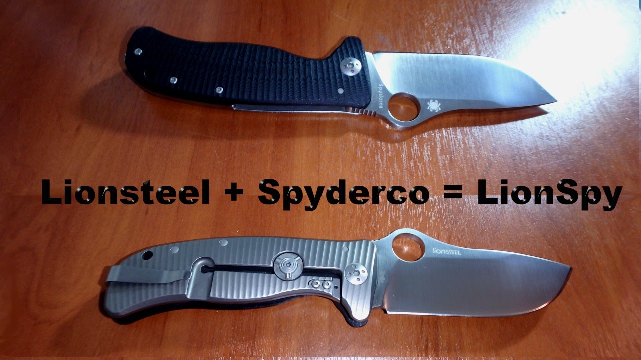 LionSpy: Lionsteel + Spyderco = любовь ^__^