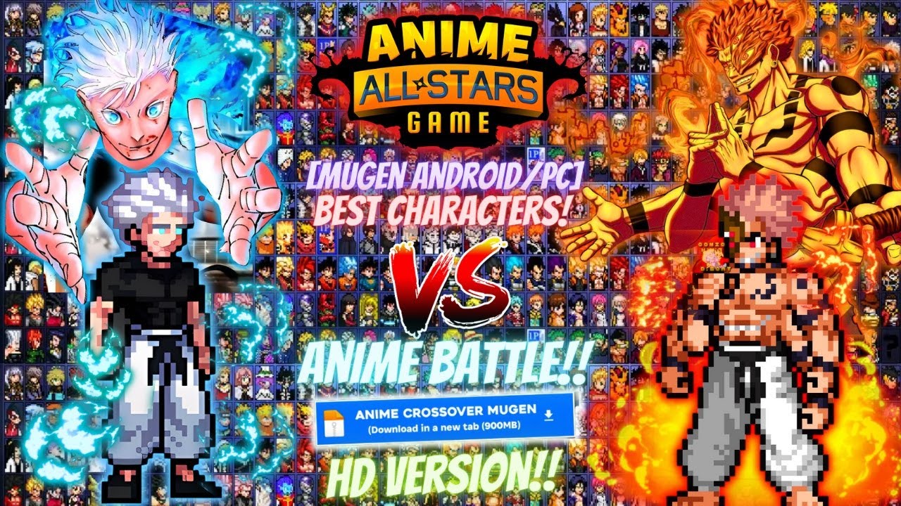 RELEASE‼️ NEW ANIME Battle CrossOver Mugen BEST Characters 2024 - All Ultimate Attacks | Anime Mugen