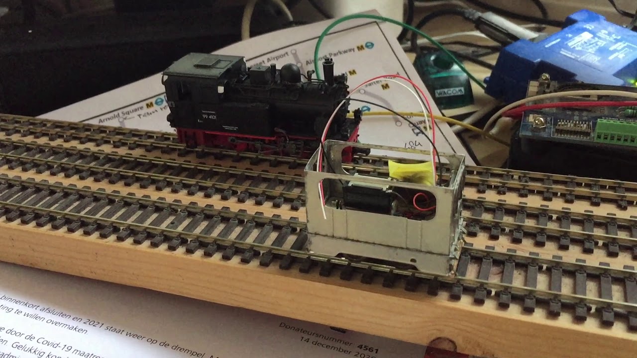 SHM 8 Ooievaar in 1:87 making it's first digital centimeters