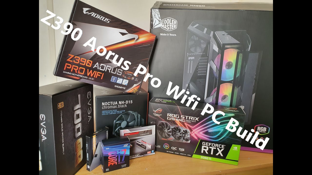 How to build a PC - Gigabyte Z390 AORUS PRO Wifi and ASUS RTX 2080 Ti