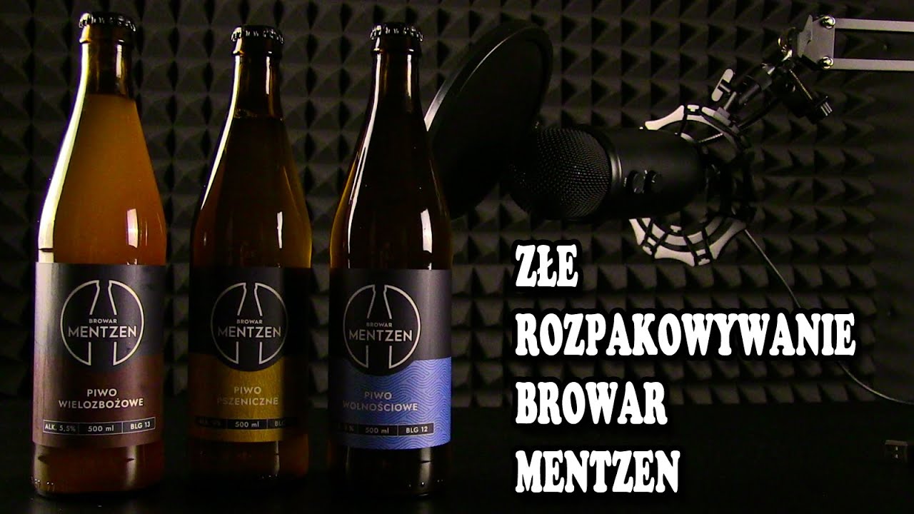 Piwo z Browar Mentzen - Złe rozpakowywanie.