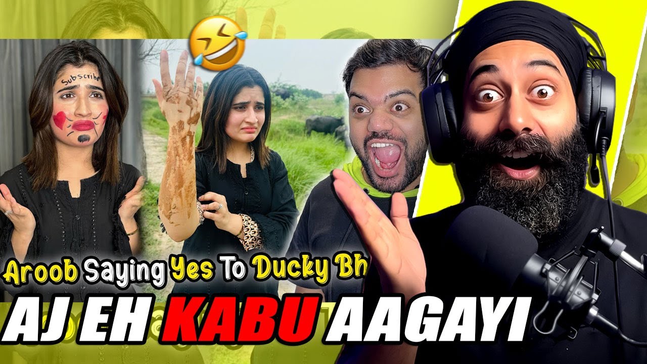Aroob Saying Yes To Ducky Bhai For 24 Hours | INDIAN REACTION