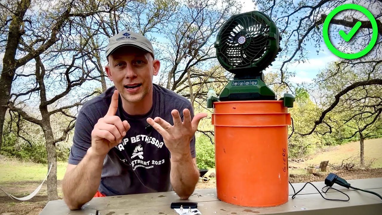 Best Misting Fan I've Ever Seen! Great for the patio and camping.