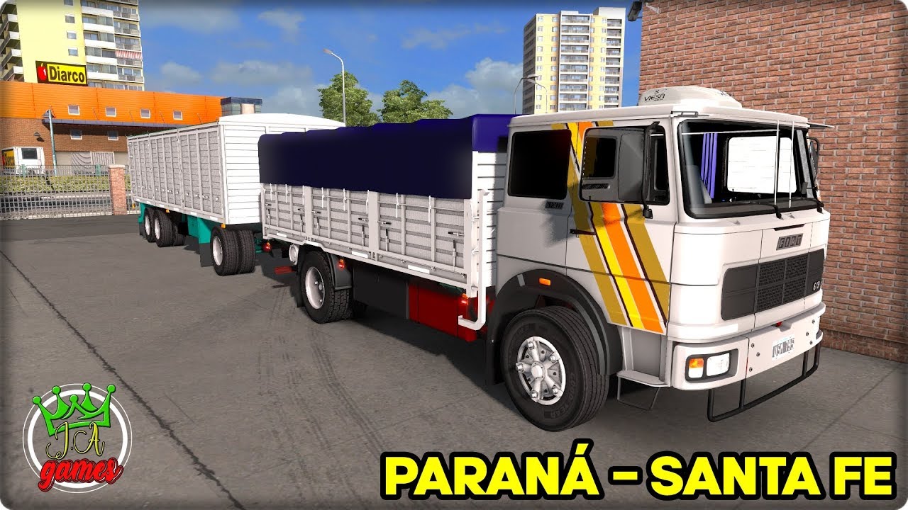 FIAT IVECO 619 CHASIS Y ACOPLADO - RECORRIENDO ARGENTINA #3 - ETS2 MODS 1.36