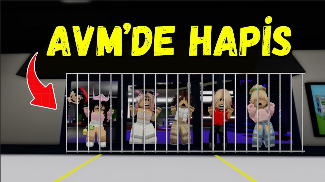AVM'DE HAPİS KALDIK☹️AYŞEM ECE ARI💥ARIGİLLER🐝ROBLOX BROOKHAVEN🏡RP