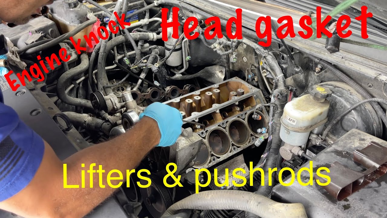 How to change head gasket, lifters, pushrods, rocker arms. Engine knock 2010 GMC Yukan XL 5.3L