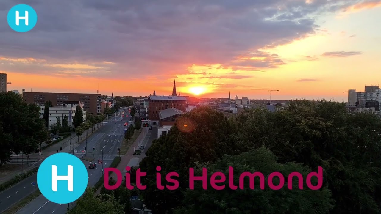 Zonsondergang vanuit mediatoren DitisHelmond