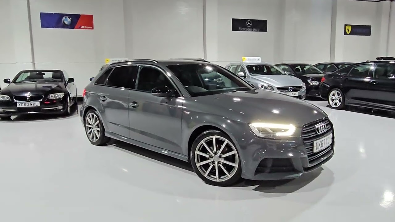 2017(67) Audi A3 1.5 TFSI CoD S LINE BLACK EDITION Sportback EURO 6 (S/S)✅️48K✅️FSH✅️ULEZ FREE✅️