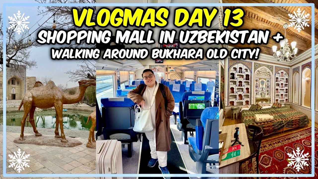 Nag-Mall ako sa Uzbekistan + Supermarket Tour + Bukhara Hotel & Walking around Old City! 🇺🇿