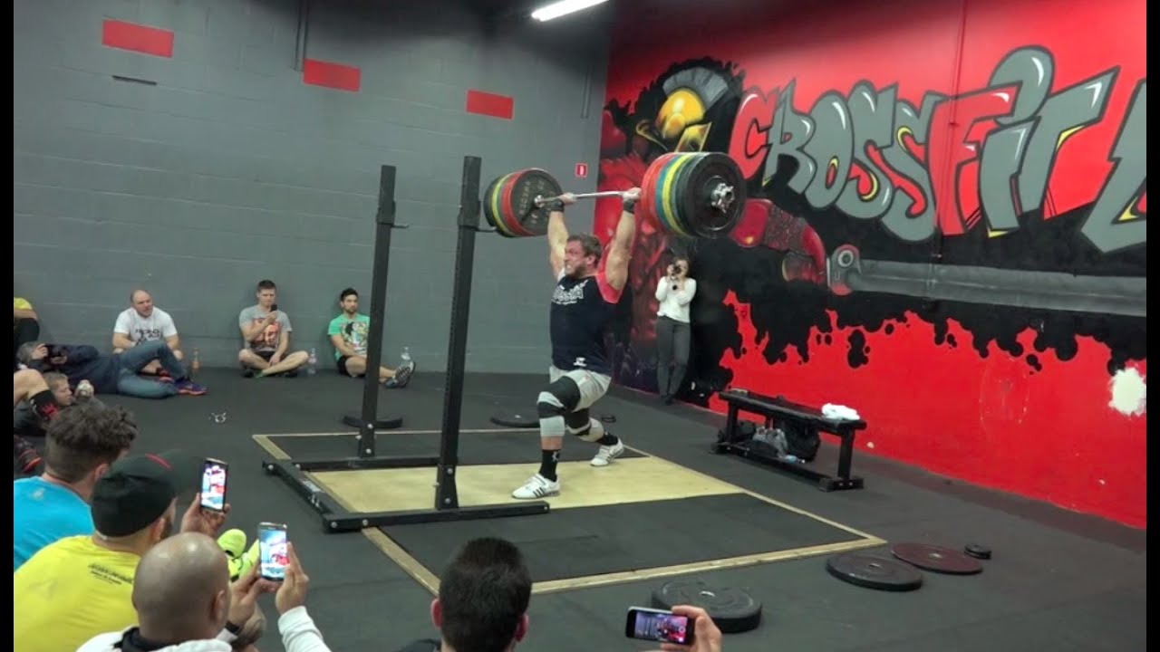 Dmitry Klokov - Jerk from the rack - 245 kg (539 lbs)