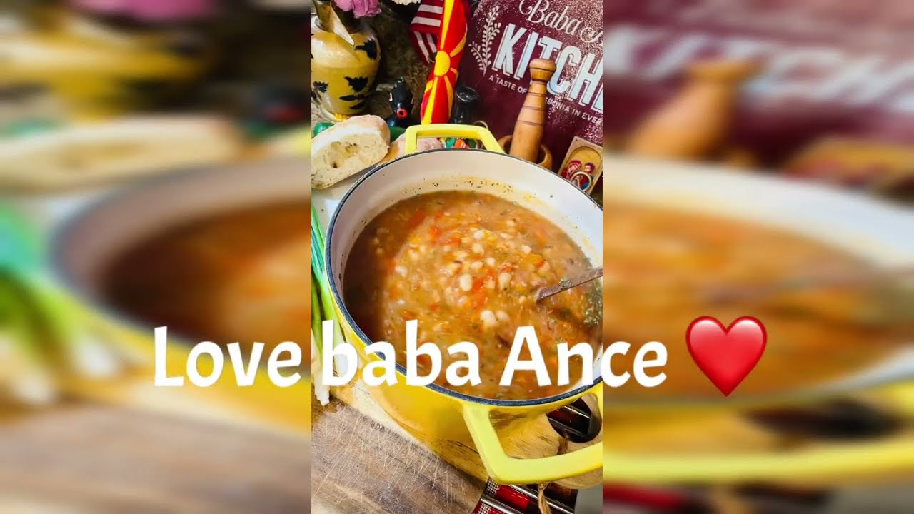 / posno  /Belo / Grafce bez maslo / white  / beans  / soup  / no oil
