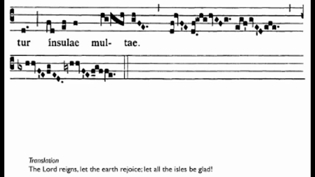 Dominus regnavit, exsultet (3rd Sunday in Ordinary Time, Alleluia)