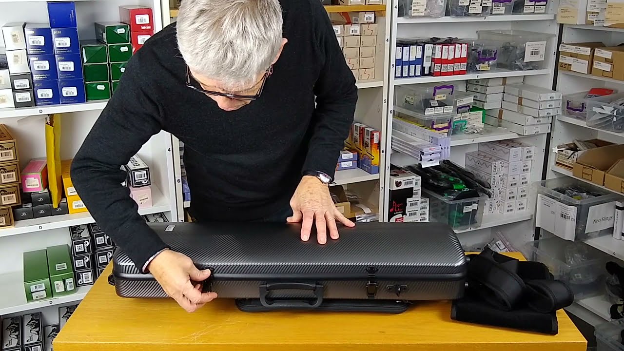 Gewa Pure Oblong Violin Case, Demonstration