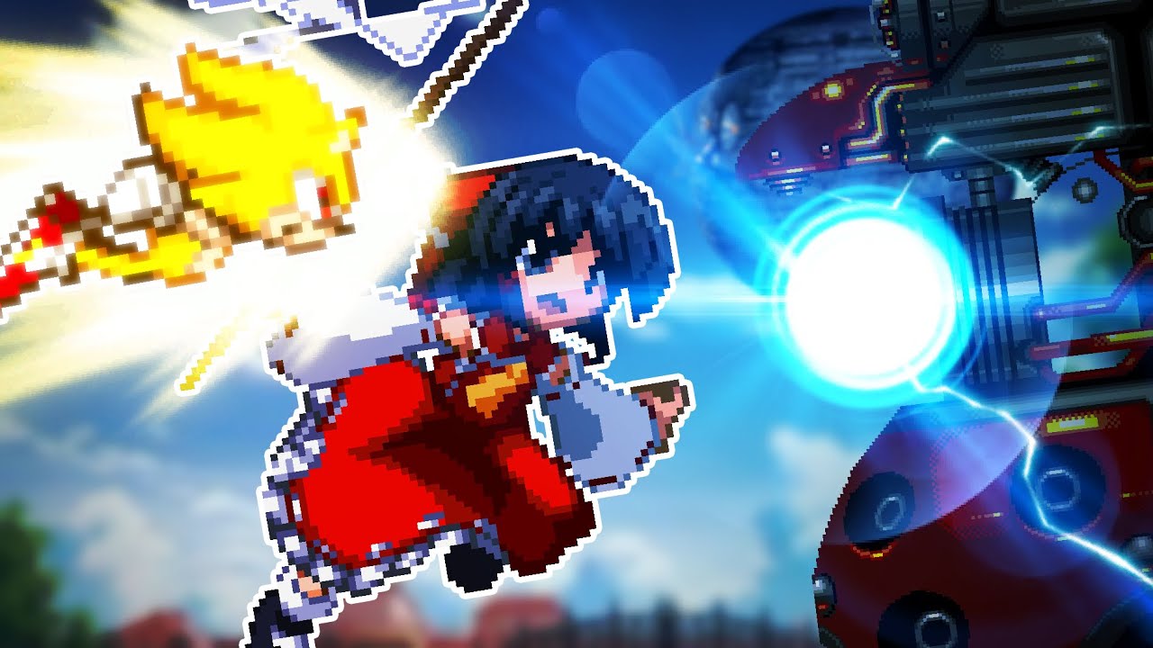 [Sprite Animation] Sonic and Reimu Team Up! (Sonic X Touhou)