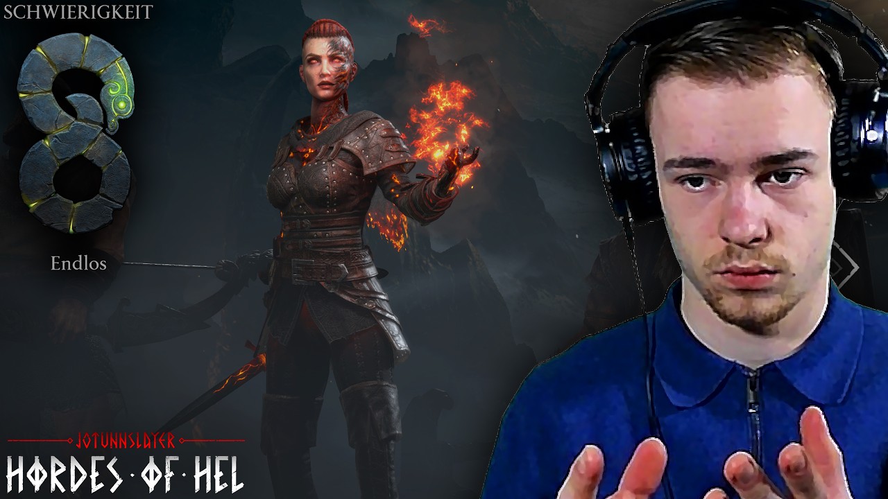 Wie weit kommt die FLAMMENSCHWESTER im ENDLOSMODUS? | Jotunnslayer: Hordes of Hel Deutsch