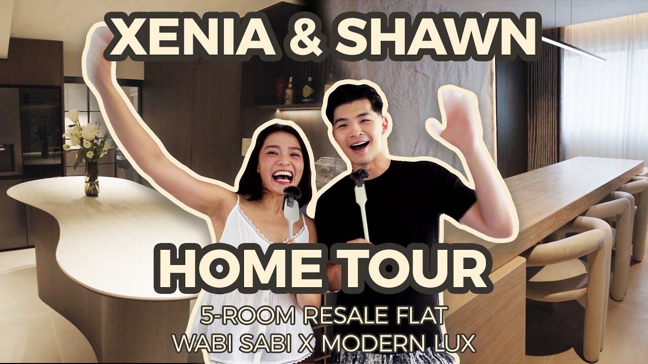 OUR FULL HOME TOUR - From old resale HDB to Wabi Sabi x Modern Luxury!