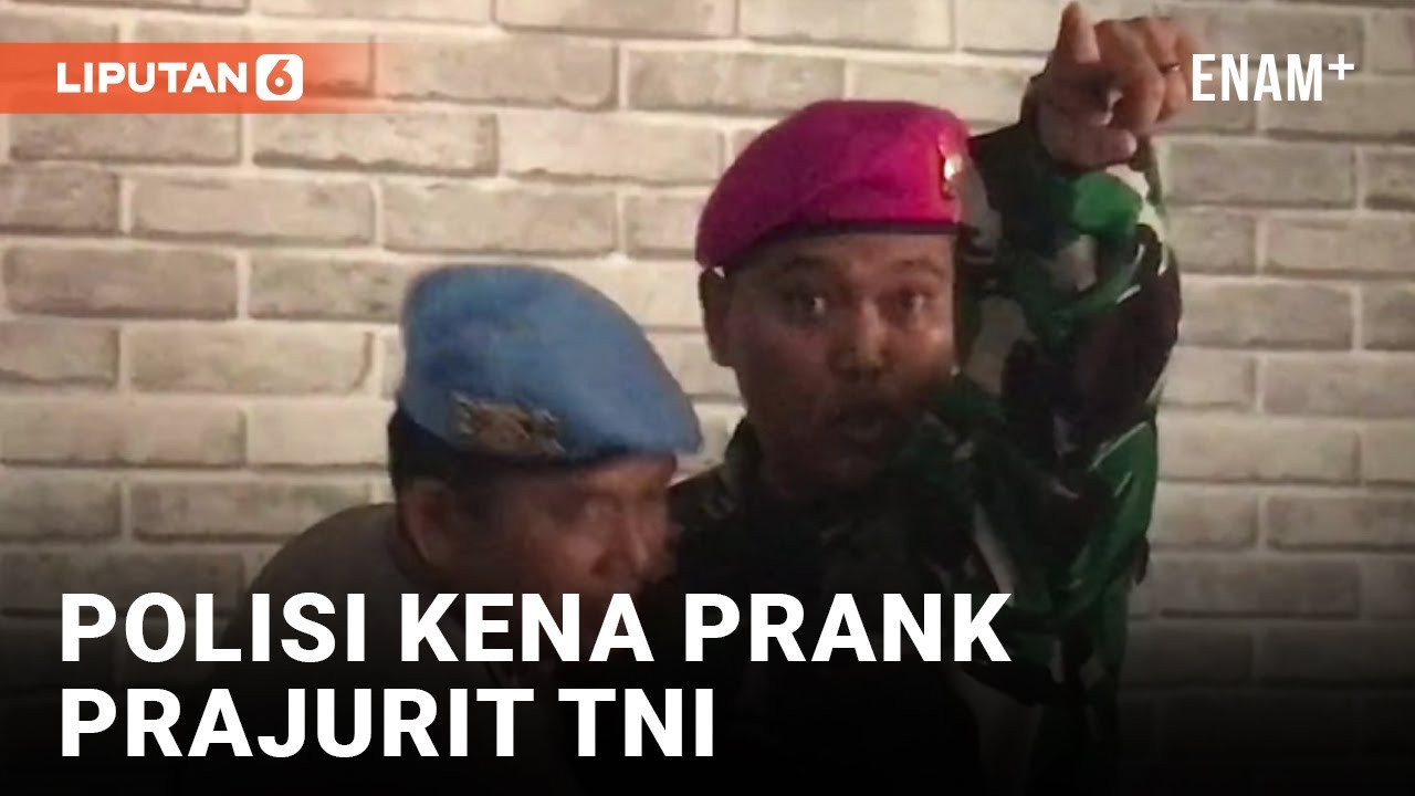 2 Prajurit TNI Ribut di Kantor Polisi, Ternyata Cuma Prank! | Liputan6