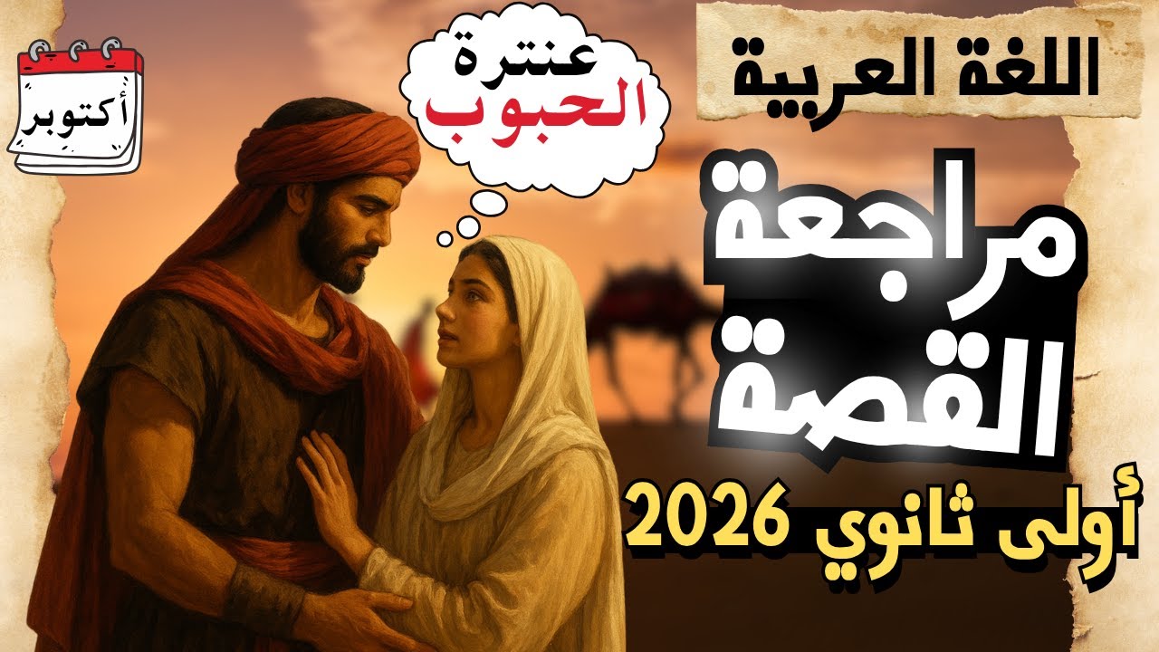 مراجعة القصة لشهر أكتوبر أولى ثانوي