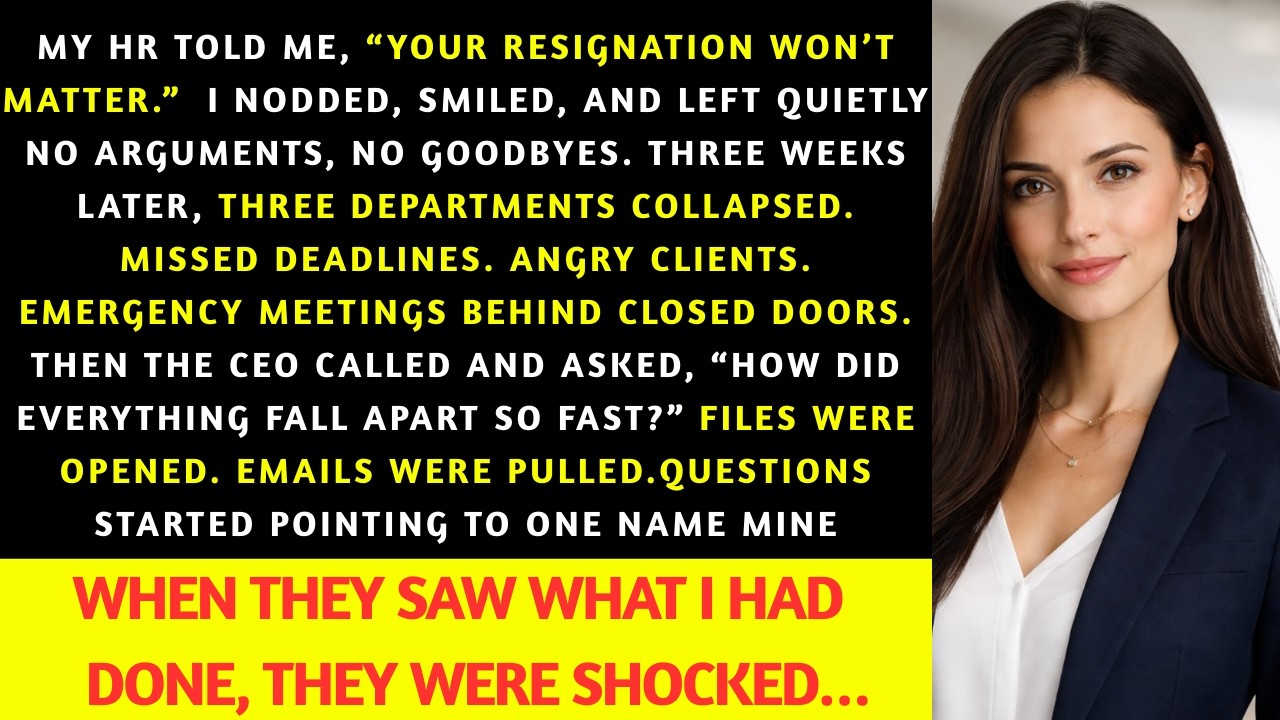HR Said My Resignation 