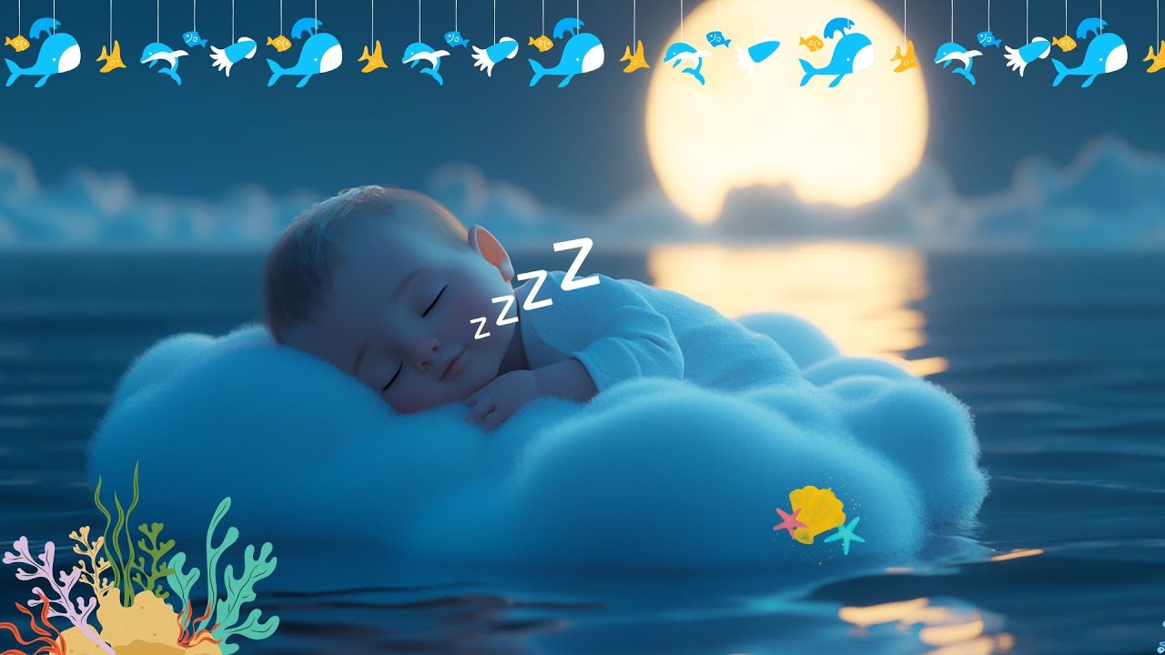 Baby Sleep Music 💖 Sleep Fast Tonight in 3 Minutes 🌙 Soft Ocean Lullabies for Deep Sleep