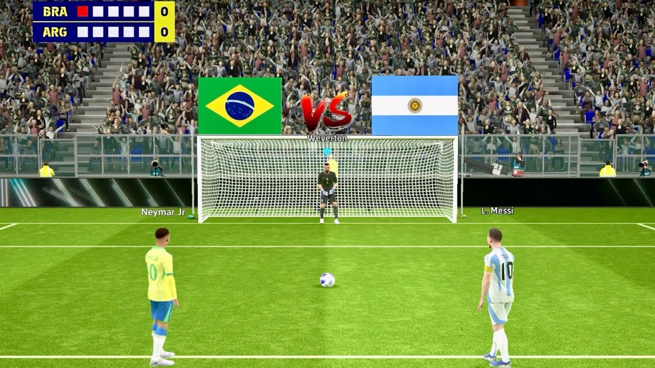 Argentina vs Brazil Penalty Shootout | ARG vs BRA Match | Highlights
