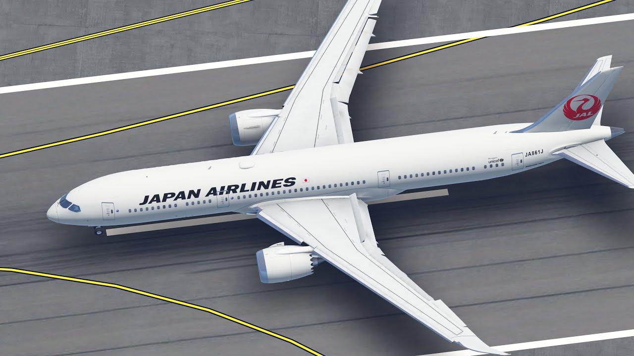 Japan Airlines Boeing 787-9 landing SYD/YSSY RWY 16R (Infinite Flight)
