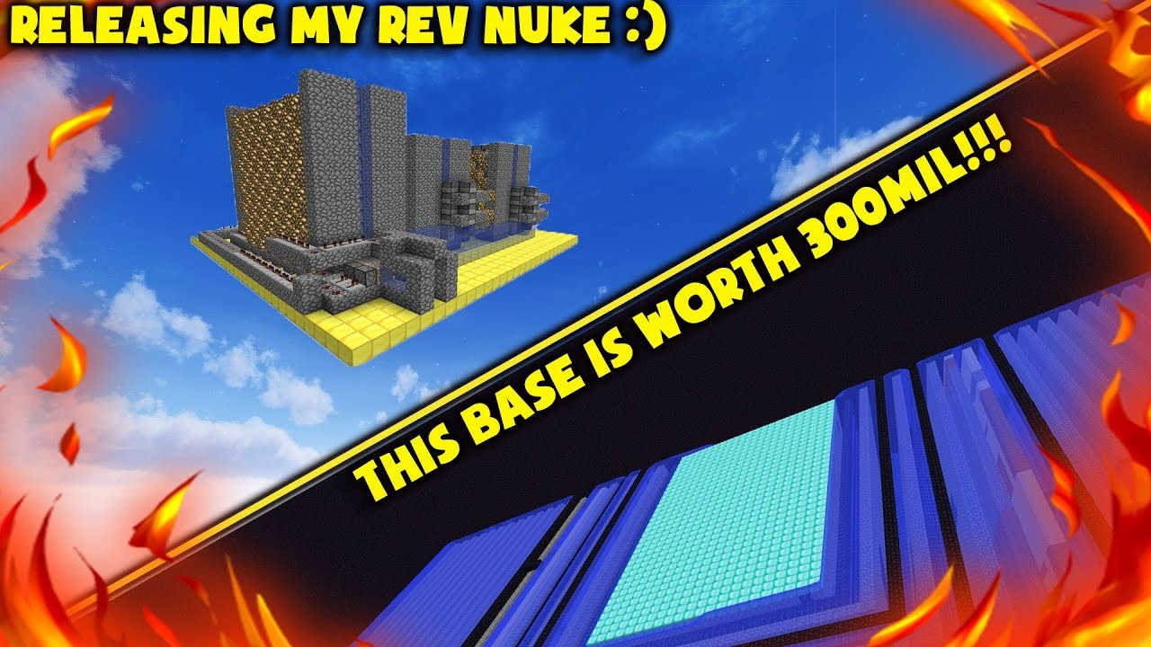 Releasing My Rev Nuke -  300mil Raid You guys won't believe what happened!!!(Minecraft Factions #75)