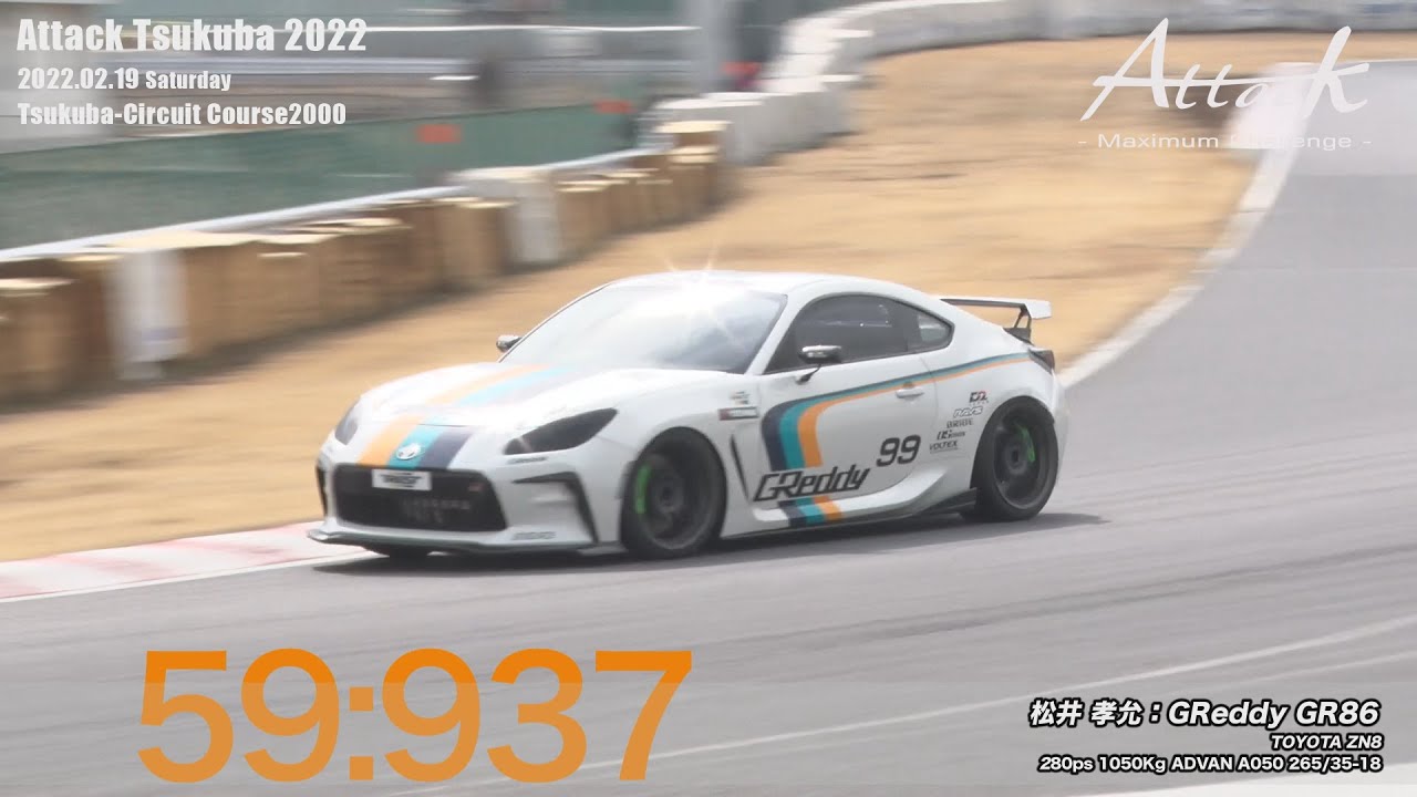 -Attack Tsukuba 2022-「松井孝允//GReddy GR86」ZN8