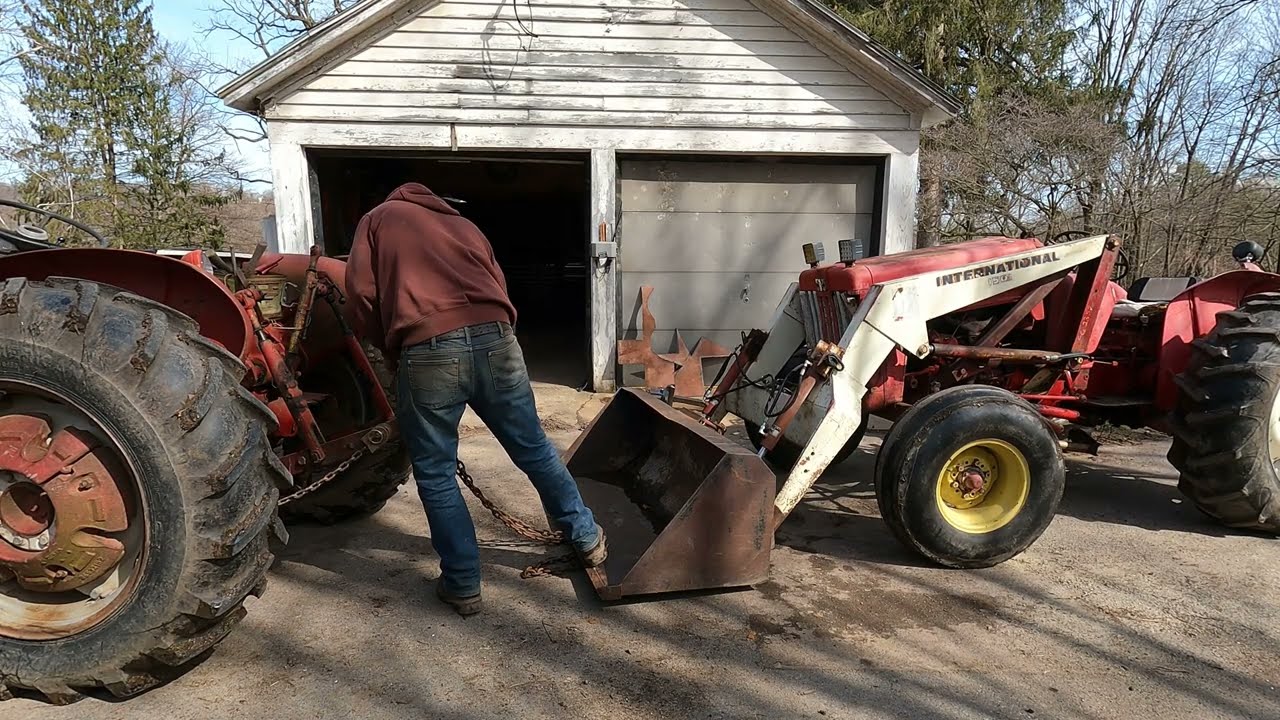 Fixing an old broken tractor