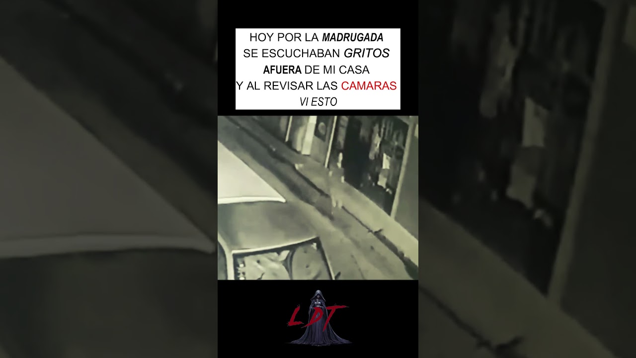 MIRA LO QUE GRABARON MIS CAMARAS #miedo #terror #terrorifico #creepy #misterio  #brujo