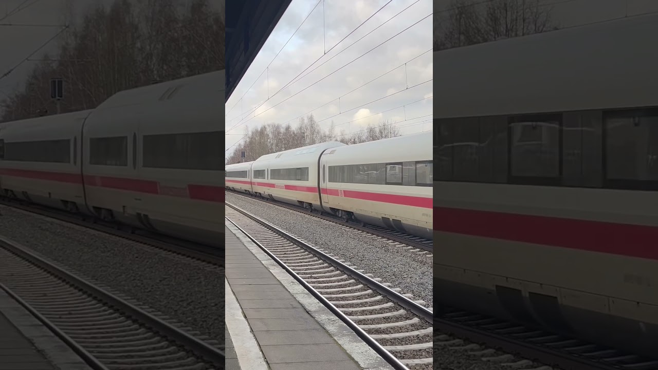 ICE 1 in Stelle #zug #trainspotting #highspeed #ice1 #intercityexpress #ice #dbfernverkehr #shorts