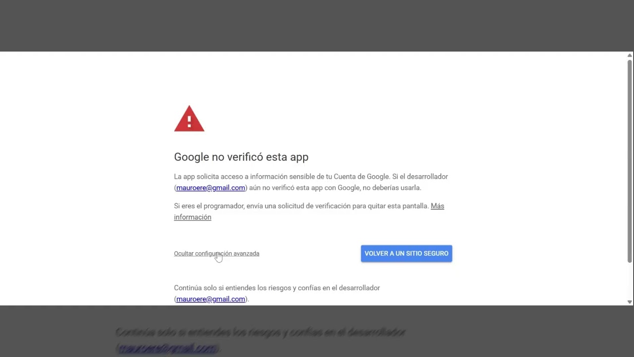 Integración Google Calendar