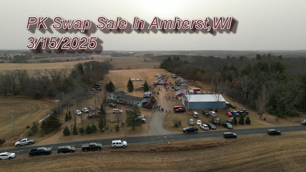 First 2025 PK Swap Meet Animals Sale In Amherst Wisconsin 3/15/25