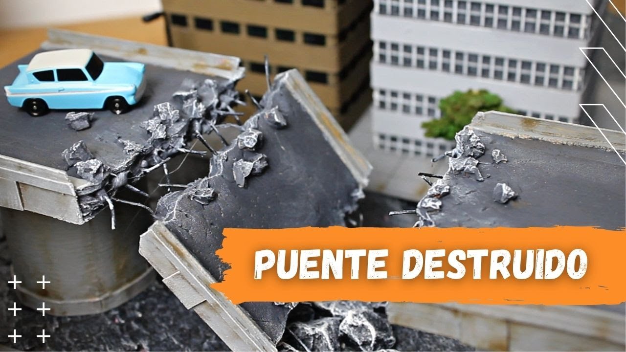 TUTORIAL | PUENTE DESTRUIDO de CARTÓN