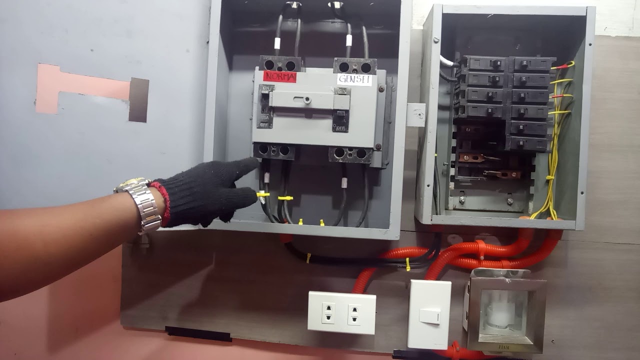 Wiring demo MTS or double throw
