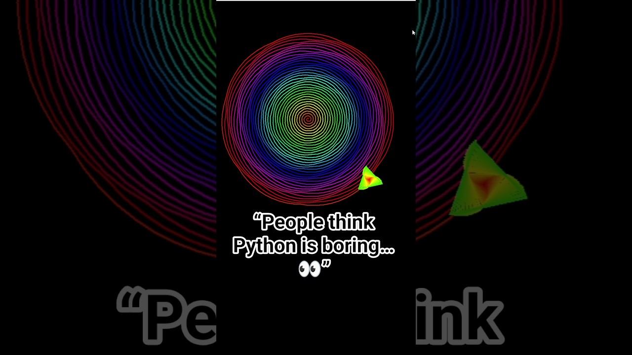 &ldquo;People think Python is boring&hellip; 👀&rdquo; #coding #python